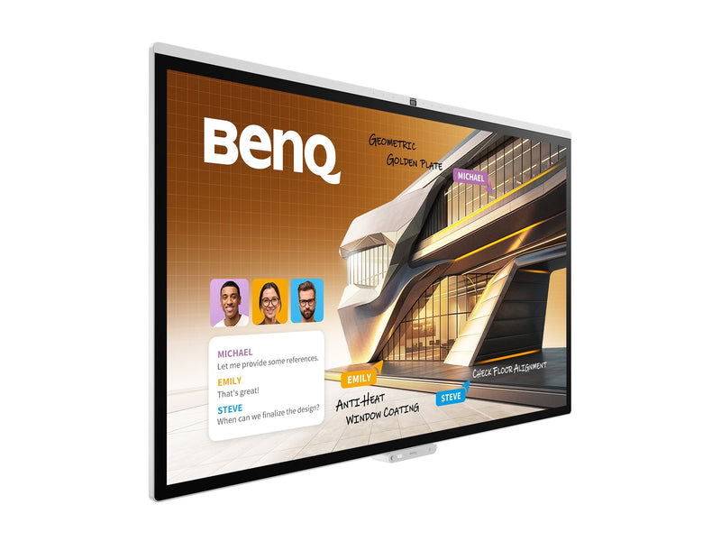BenQ 75" Interaktiver Bildschirm – 4K UHD, Touchscreen
