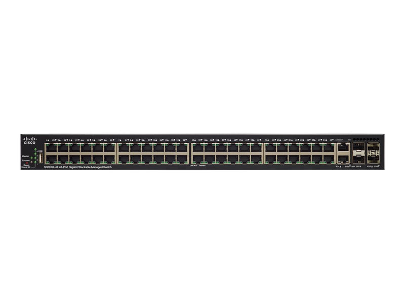 Cisco Netzwerk-Switch – 48 Ports, stapelbar