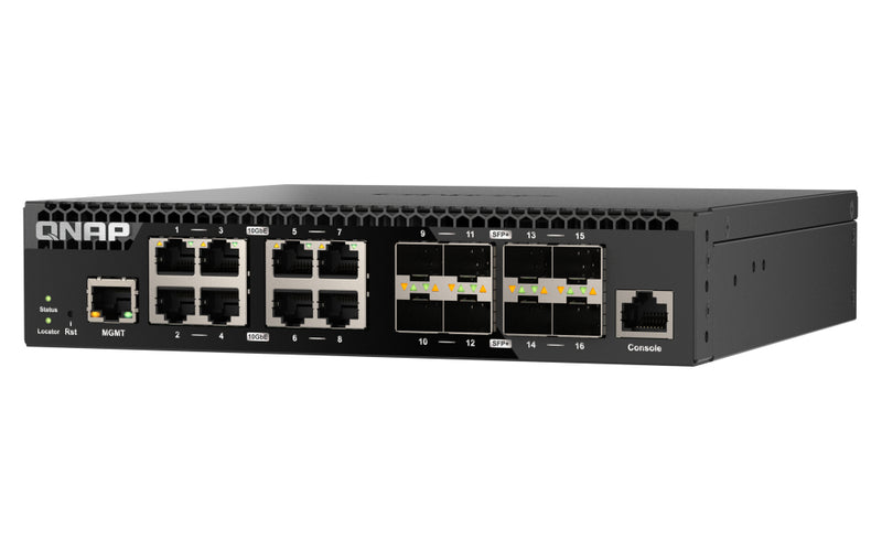 QNAP Netzwerk-Switch – 16 Anschlüsse, Rack-montierbar