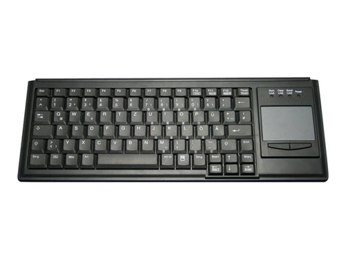 CONTOUR Kompakttastatur – Flach, mit Touchpad, USB-Anschluss