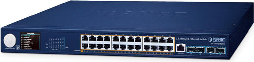 Planet Technology Netzwerk-Switch – 24 Ports, PoE-fähig