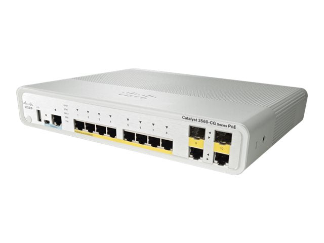 Cisco Netzwerk-Switch – 8 Anschlüsse, PoE+ Unterstützung