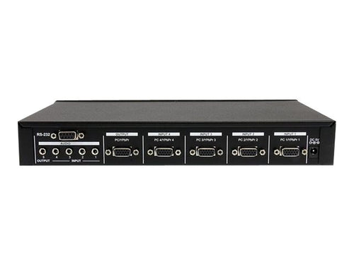 StarTech Video Switch – 4 VGA-Anschlüsse, Audio-Unterstützung