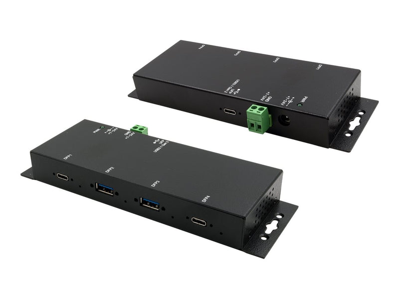Exsys USB-Hub – 4 Anschlüsse, Desktop & wandmontierbar