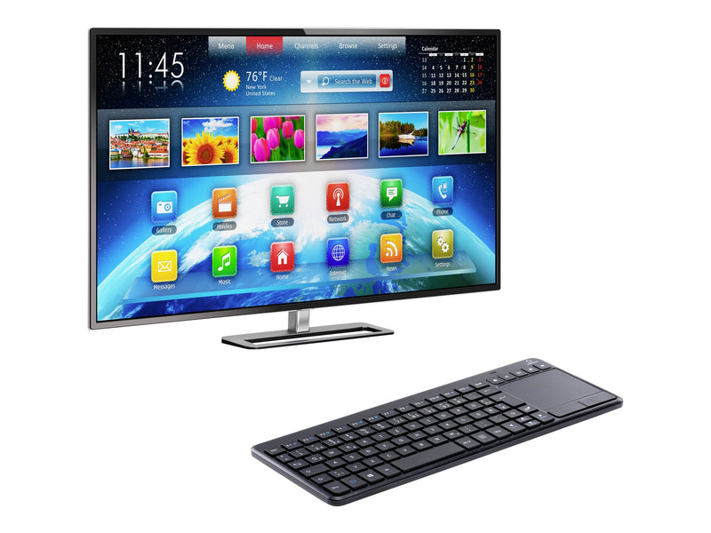 Renkforce Kabellose Tastatur – Integriertes Touchpad, 10m Reichweite