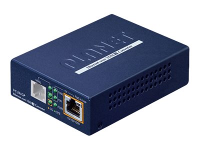 PLANET Ethernet zu VDSL2 Konverter – PoE+, 1-Port