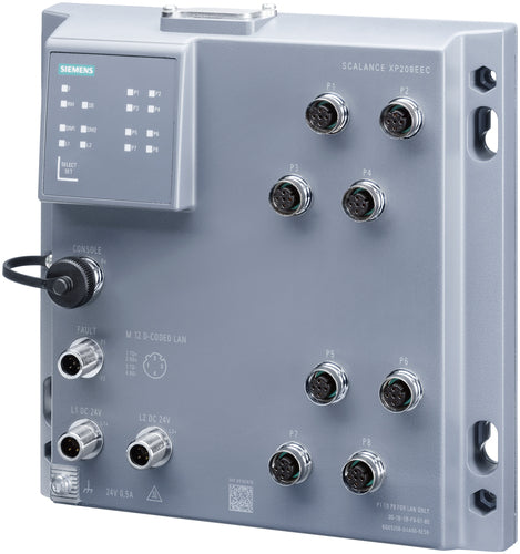 Siemens Netzwerk-Switch – 8 Ports, PoE-Unterstützung