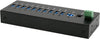 EXSYS USB-Hub – 10 Ports, robuster Schutz