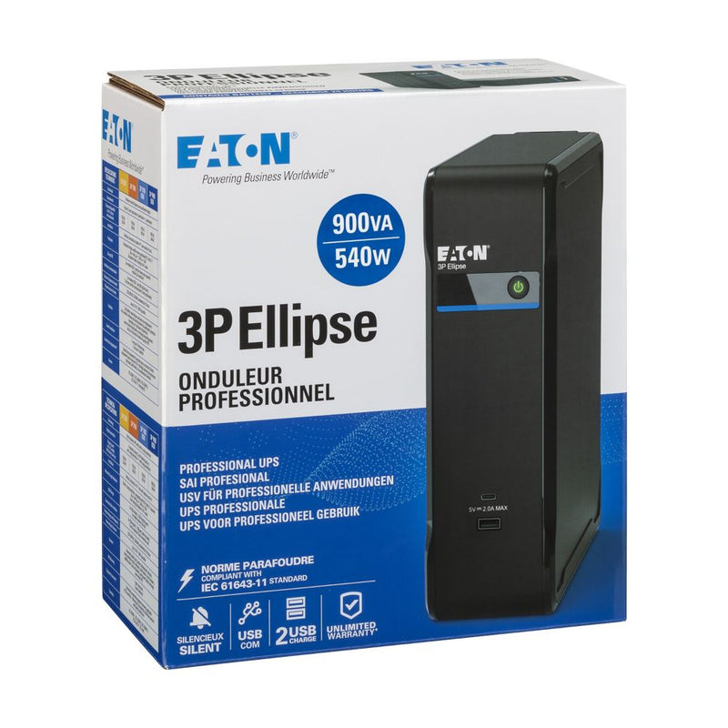EATON USV Ellipse 900 – Stromausfallschutz, USB-Anschlüsse