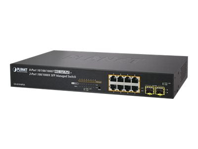 PLANET 8-Port Managed Switch – PoE+ für effiziente Netzwerke