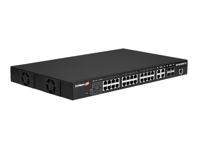 Edimax Netzwerk-Switch – 24 Anschlüsse, PoE+ für einfache Einrichtung