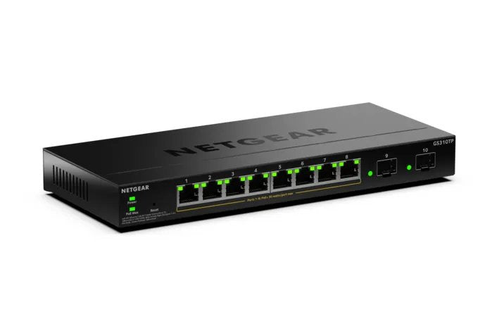 Netgear 8-Port Gigabit Switch – PoE+, Smart Management