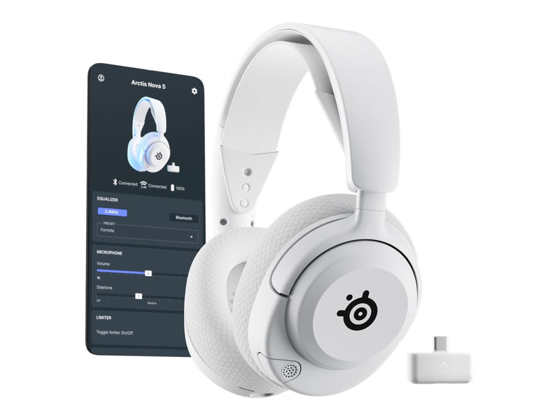 SteelSeries Arctis Nova 5P Wireless Headset – Kabellos, 360° Audio