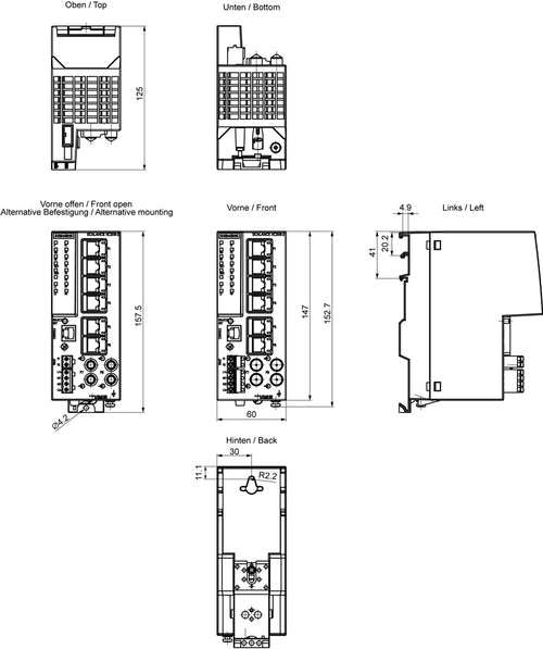 Siemens Netzwerk-Switch – 6 Ports für zuverlässige Verbindungen