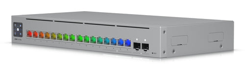 Ubiquiti Netzwerk-Switch – 16 Anschlüsse, Touchscreen-Display