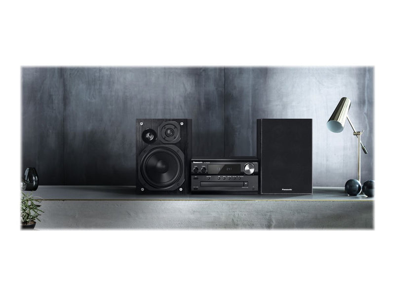 Panasonic CD-Mikrosystem – DAB+ Radio, Bluetooth, 120 Watt