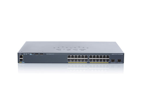 Cisco Netzwerk-Switch – 24 Anschlüsse, Gigabit-Ethernet