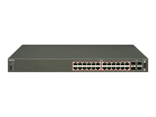 Avaya Ethernet-Switch – 24 Ports, PoE für einfache Netzwerkverbindungen