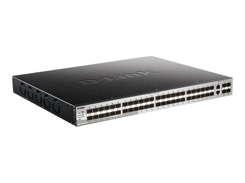 D-Link 54-Port Netzwerk-Switch – Gigabit-Verbindungen, stapelbar