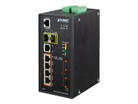 Planet Technology Netzwerk-Switch – 4 PoE-Ports, robustes Gehäuse