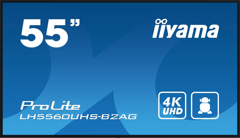 Iiyama 55" Display – 4K UHD, integrierter Mediaplayer