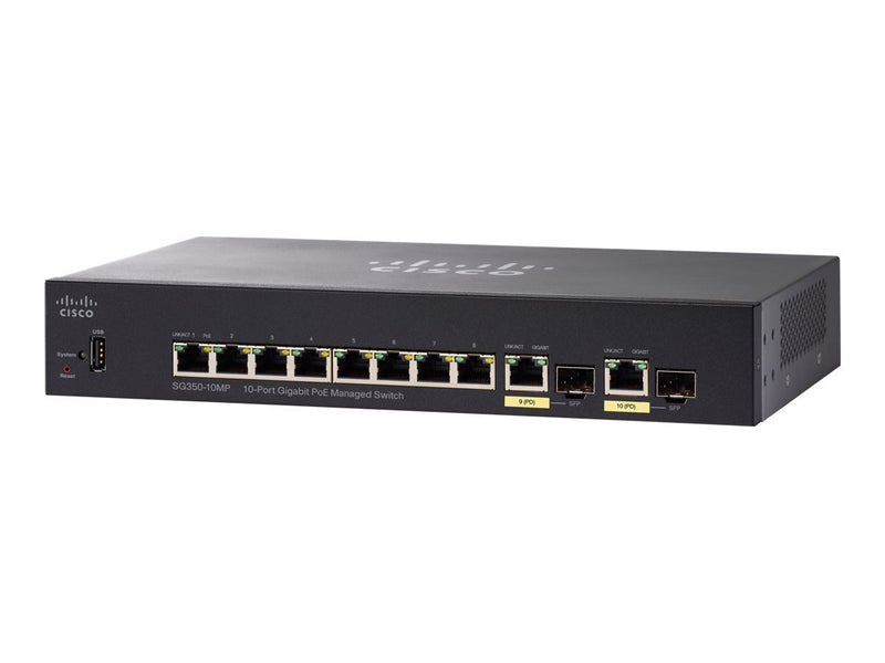 Cisco 10-Port Gigabit Switch – PoE+ für kleine Unternehmen