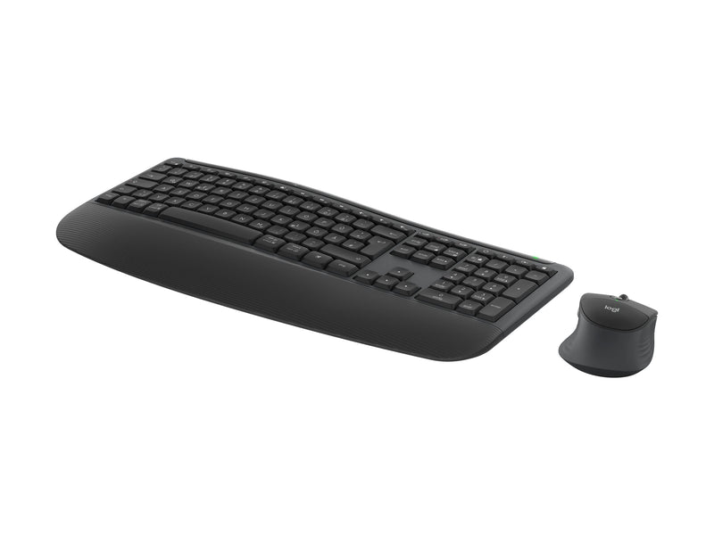 Logitech Signature Comfort Plus Tastatur-Maus-Set – Ergonomisch, leise