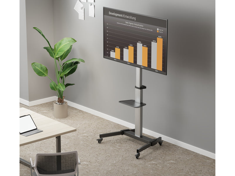 Equip TV-Bodenständer – Höhenverstellbar für 37"-86" Bildschirme