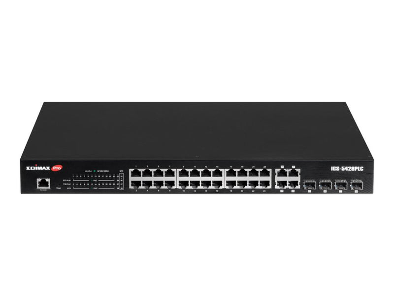Edimax Gigabit PoE Switch – 28 Anschlüsse, Rackmontage