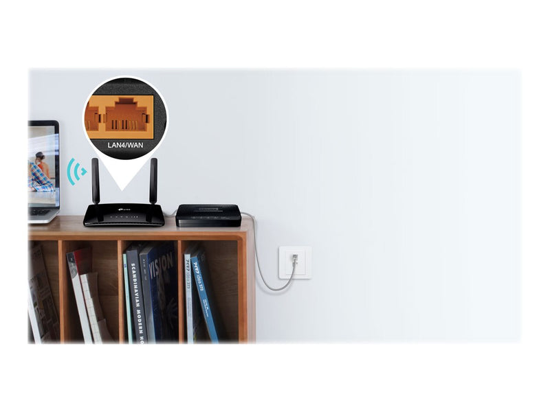 TP-Link WLAN-Router – LTE-Modem, SIM-Karten-Slot