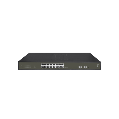 LevelOne 16-Port Netzwerk-Switch – PoE+ für einfache Stromversorgung