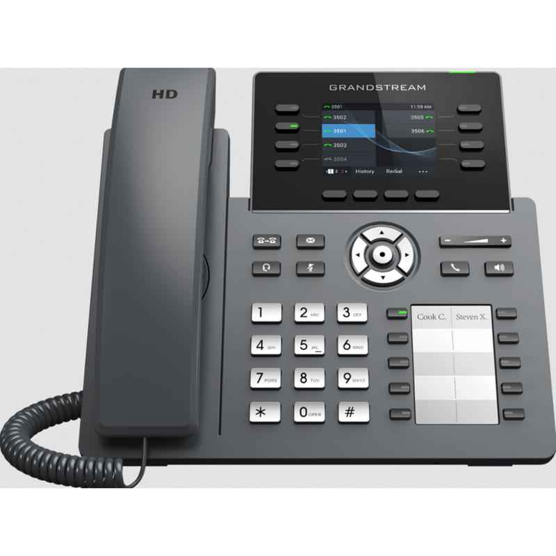 Grandstream IP-Telefon – WLAN & Bluetooth, 5-Wege-Konferenz