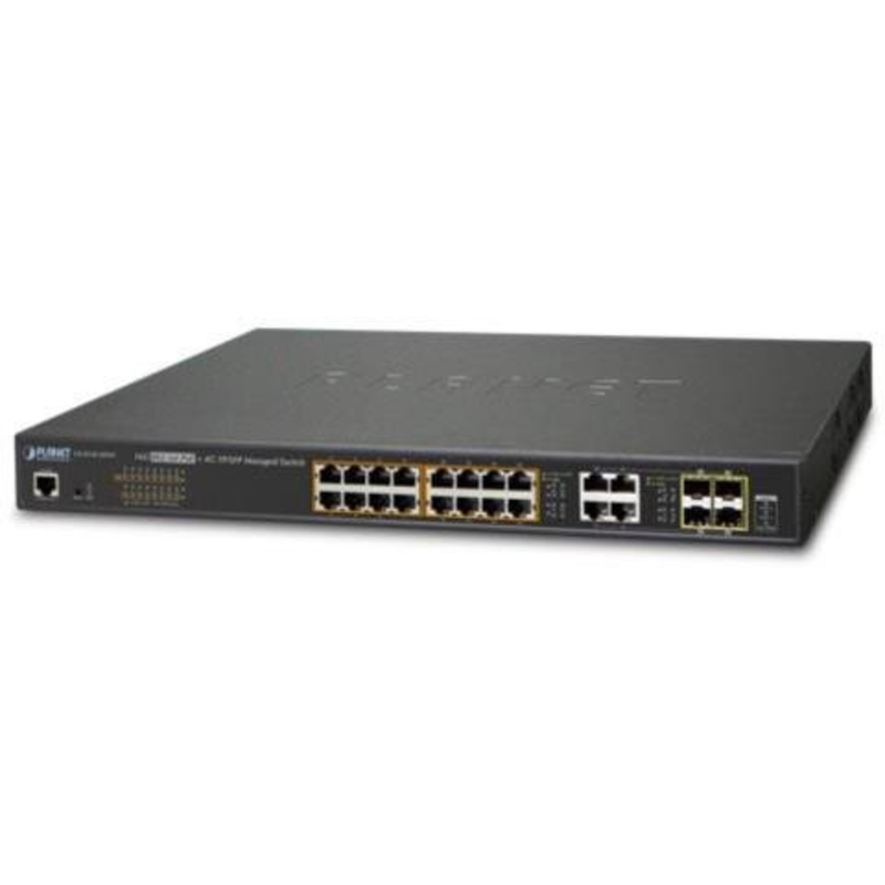 Planet Technology Netzwerk-Switch – 16 Ports, PoE+ für einfache Vernetzung