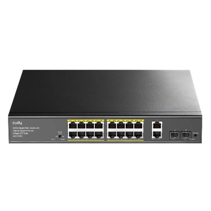 Cudy Netzwerk-Switch – 16 PoE-Anschlüsse, Gigabit Ethernet