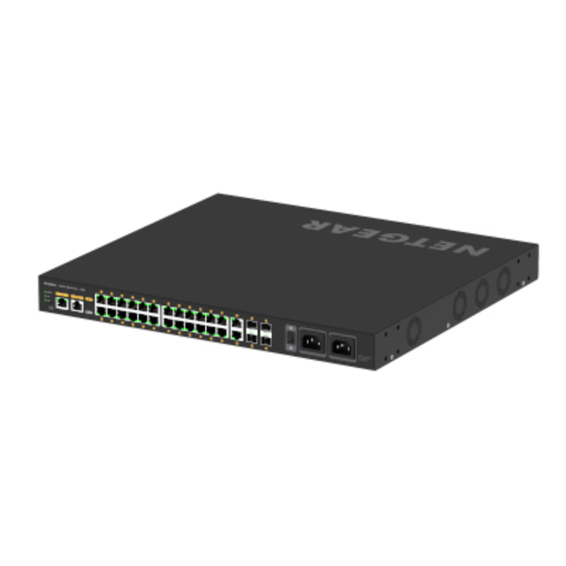 Netgear Managed Switch – 24 Anschlüsse, PoE++ Unterstützung