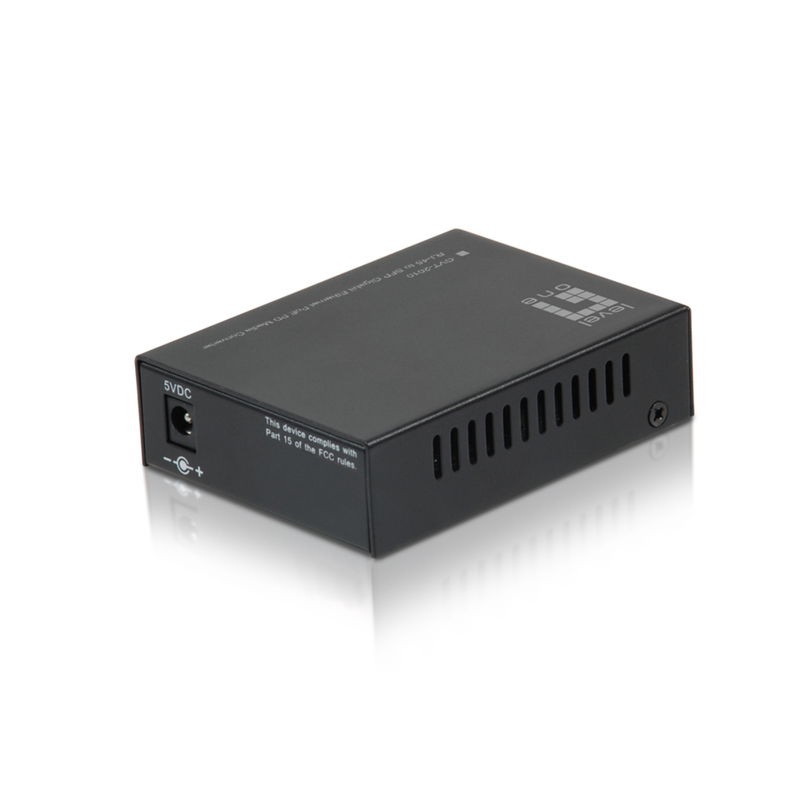 LevelOne Medienkonverter – RJ45 zu SFP, Gigabit, PoE-Unterstützung