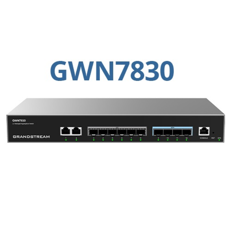 Grandstream Managed Switch – 10 Gigabit, für große Netzwerke