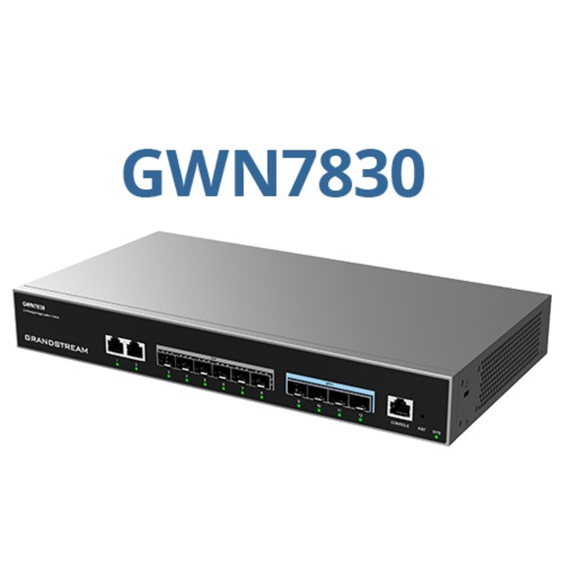 Grandstream Managed Switch – 10 Gigabit, für große Netzwerke
