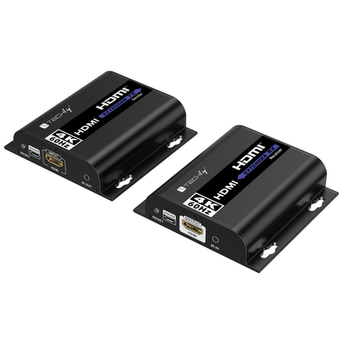 Techly HDMI Extender Set – 4K Videoübertragung bis 120m
