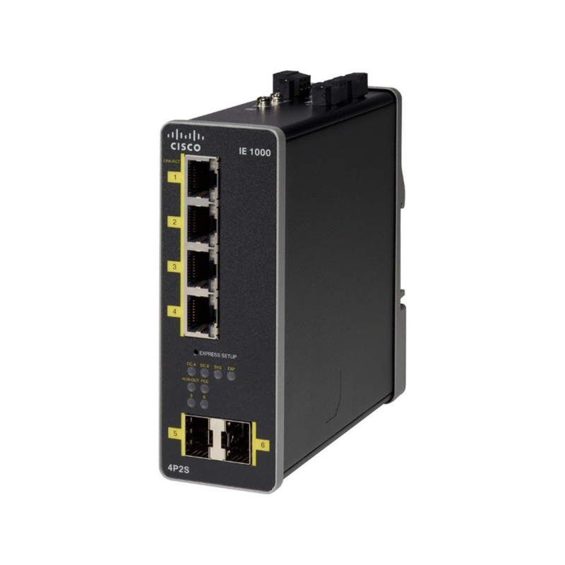 Cisco Industrial Ethernet Switch – 6 Anschlüsse, PoE+ Unterstützung