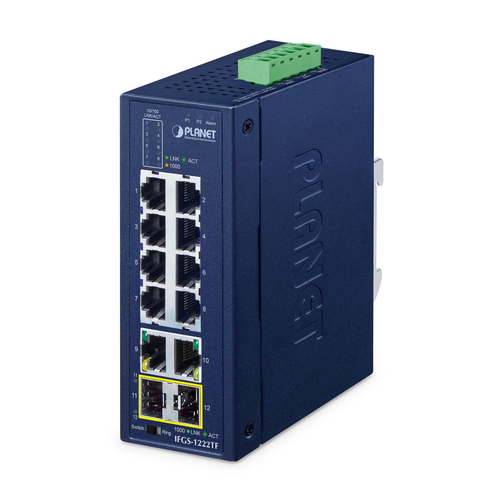 Planet Technology 8-Port Switch – Zuverlässiges Netzwerk für Unternehmen