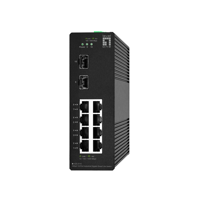 LevelOne Netzwerk-Switch – 10 Anschlüsse für einfaches Netzwerkmanagement