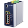 PLANET Industrial Netzwerk-Switch – 8 PoE-Ports, 2 SFP+ Ports