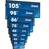 Iiyama 75" Touchscreen-Display – 4K UHD, interaktiv