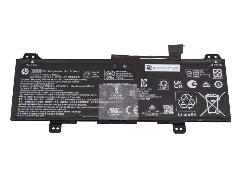 HP Laptop-Batterie – 2 Zellen, 47 Wh für Chromebooks