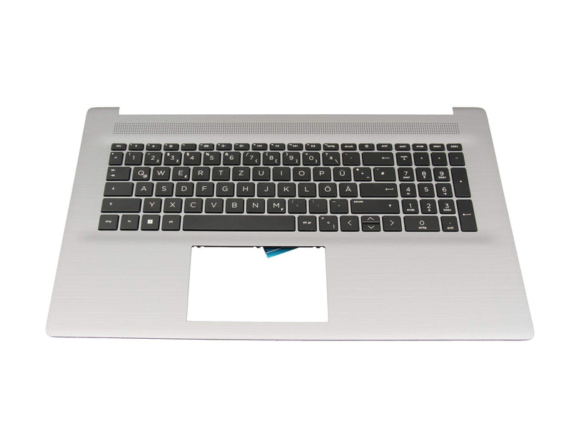 HP Ersatztastatur Notebook – Deutsch, mit oberer Abdeckung