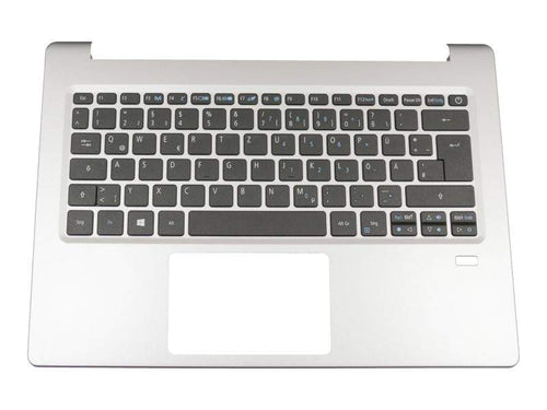 Acer Laptop-Cover mit Tastatur – Silber, Deutsche Tasten