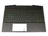 HP Laptop-Tastatur – Beleuchtet, Deutsch, für Pavilion Gaming 15
