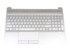 HP Notebook Ersatztastatur – Mit Fingerabdruckleser, Silberoptik