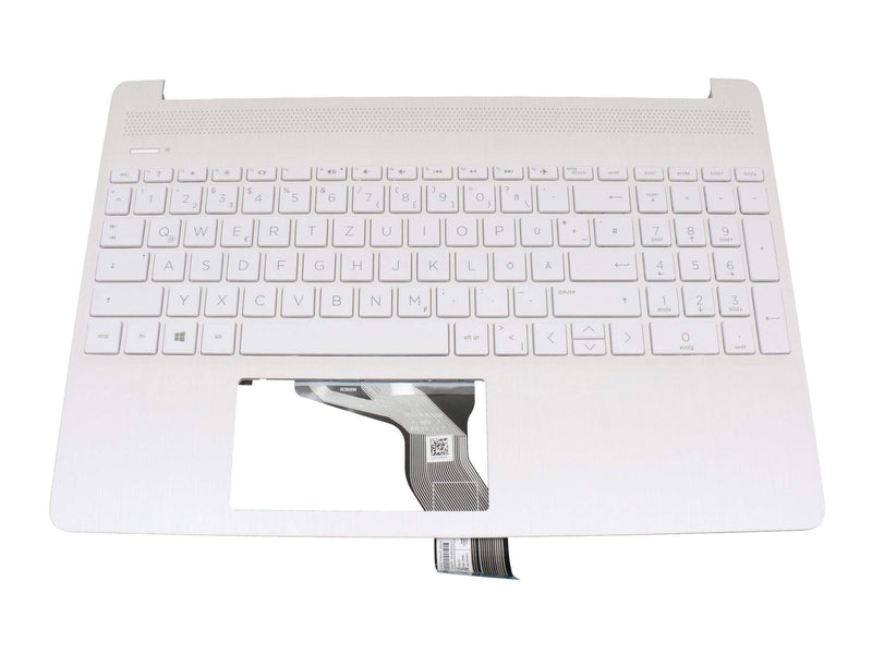 HP Laptop-Tastaturabdeckung – Weiß, Deutsch, für 15t-Modelle